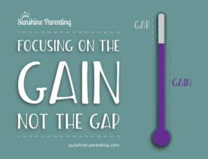 Focusing on the Gain not the Gap