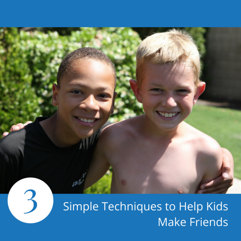 3 Simple Techniques To Help Kids Make Friends Sunshine Parenting