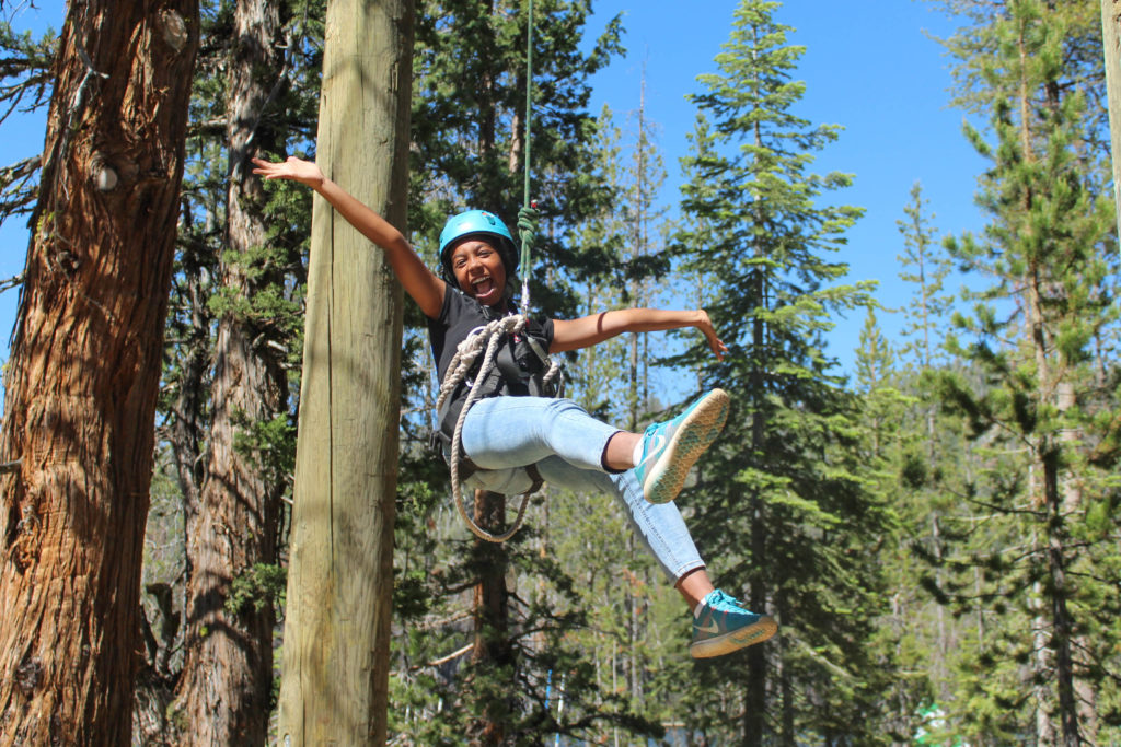 summer camp zipline